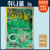23년산 취나물 씨앗 3g- 국내생산종자 향이 진한재래종, 1개