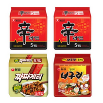농심 신라면10봉+너구리5봉+짜파게티5봉, 20개