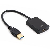 USB 3.0 TO HDMI 컨버터 외장그래픽카드 노트북, 본상품선택