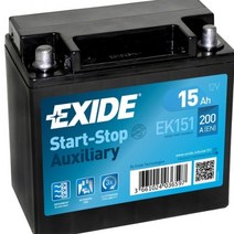 벤츠 보조배터리 AGM EK131 EK151 엑사이드 EXIDE BATTERY 12V13AH 12V15AH, 1개, 엑사이드 EXIDE AGM BATTERY 12V15AH