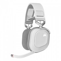 커세어 HS80 RGB 무선 게이밍 헤드셋 화이트, 1