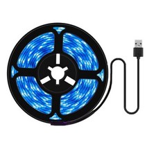 조립식비닐하우스 LED 성장 조명 풀 스펙트럼 USB 스트립 05m 1m 2m 2835 칩 식물 램프 꽃 온실 수경 재배, Blue+0.5M+No Waterproof, Blue+0.5M+Waterproof