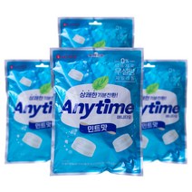 애니타임 밀크민트, 92g, 4개