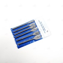 목공 목공예 나무 목재 합판 DIY 가공 선반 책상 제작 구멍 뚫기 홀쏘 천공 관통 작업 플랫 스페이드 드릴 드릴링 나비 비트 비트날 드릴날 기리 육각 생크 6PCS 세트