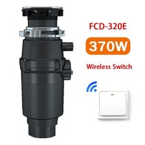 음식물 쓰레기 처리기 스테인레스 스틸 그라인딩 시스템 주방 음식 소음 감소 프로세서, CHINA_Wireless Switch | AU