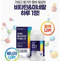 통풍에 좋은 영양제 멀티비타민 건강증진 활력 온가족비타민 비타민 미네랄 23종 함유, 기본 3개월분