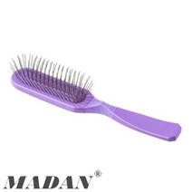 마단 핀브러쉬 오브롱 Oblong Soft 강아지빗, 1개, 연보라