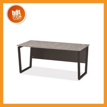 멜론 책상 서랍별도 (학생 컴퓨터 사무실), W1800 X D800 X H720:콘크리트+블랙