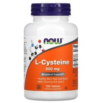 나우푸드 엘시스테인 500 mg 100정 L-시스테인 100 tablets, 1개