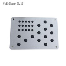 1pc 유니버설 카 플로어 매트 발 뒤꿈치 스커프 플레이트 미끄럼 방지 카펫 패치 자동차 합금 마모 플레이트 미끄럼 방지 패드, C