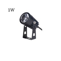 1W 야외 정원 조경 220V LED 잔디 램프 COB 방수 Led 투광기, 01 1W_21 6000K DC12V Spike