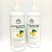 (대용량/450ml) 레몬 디톡스 스킨 토너 / 미백 지성 모공청소, 1개