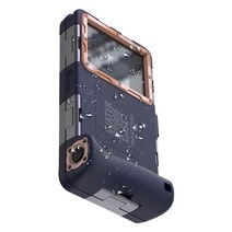 베락스 아이폰14 촬영 메탈릭 방수 풀커버 하드 케이스 P714, 아이폰14:네이비