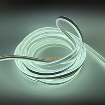 삼호기전 외부 방수용 LED 네온 플렉시블 10m 점멸형 엣지플렉스, 백색