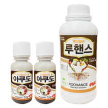 [농사마트] 아쿠도 50ml x 2병 루핸스 1L x 1병 세트 FMC코리아, 2개