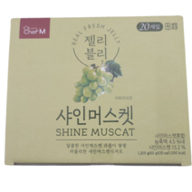 GS25 쉐프엠 대만젤리 젤리블리 리치 애플망고 샤인머스켓 3가지맛 1박스(20개입), 1200g, 1세트