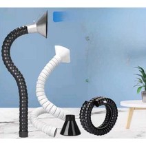 암후드 배기함 집진장치 흡입 다용도 청정기 산업용, 검정 1m 실리콘 사각커버