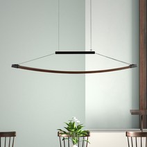 립스 BL-101 원목 펜던트 (월넛-진한밤색) 식탁조명 식탁등 우드팬던트 LED일체형, 5700K(주광색), 2.5m(기본길이)
