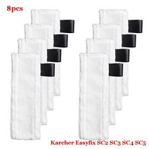 청소기부품 Karcher Easyfix SC2 SC3 SC4 SC5 스팀 청소기 마이크로파이버 걸레 패드 예비 부품 헤드 액, [07] Set-7