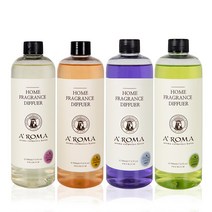 에이로마 디퓨저 대용량 500ml 리필액 방 거실 침구 냄새제거 방향제, 자몽