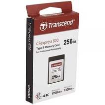 트랜센드 CF express 820 타입 B 메모리 카드 TS 256G CFE820