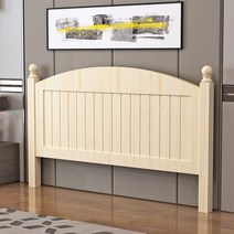 침대 헤드 보드 원목 헤드보드 수납 선반 머리 머리판, D 120 x 90cm