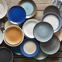 아티스트 8 인치 맞춤형 일본 식기 서양 접시 크리 에이 티브 세라믹 가정 라운드 스테이, [75] 수박 레드 75