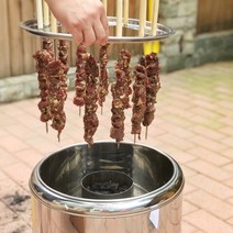 전기구이통닭기계 양꼬치 훈제 회전바베큐 기계 머신, 슬리브 더블 레이어 20 스트링절연 소 1