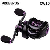 PROBEROS 베이트 캐스팅 릴 캐스팅 10KG22LB 드래그 낚시 릴 18 1BB 고속 7.2:1 슈퍼 메탈 마그네틱 브레이크 릴, 왼손, CW10