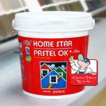 홈스타파스텔 반광 1L 방문가구페인트 실크벽지 몰딩페인트, 민트색반광