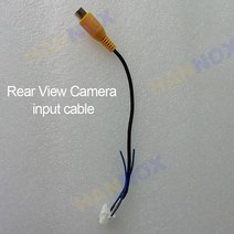 자동차 라디오 CD DVD 자동 스테레오 표준 케이블 어댑터 마이크 RCA 출력 하네스 AUX SIM 카드 슬롯 라디오 변환기 4G GPS 안테나, Rear Cam Cable