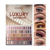 UCANBE 60 컬러s Naked 아이섀도우 팔레트 Warm Neutral Nudes 메이크업 Pallet 내추럴 Matte Glitter Shimmer Smokey 아이섀도, Naked Shades