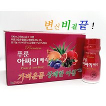 프리미엄 푸룬 아싸이베리 100ml x 3병, 6병