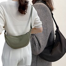 캐시코코 여성남성 공용 데일리 가방코디 편한 캔버스 크로스 만두백