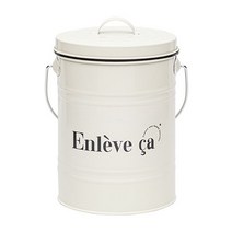에프터눈테라스 아이언 음식물 쓰레기통 3L, 02블랙