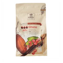 Cacao Barry 40% Ghana Cacao Chocolate 카카오바리 40% 가나 카카오 초콜릿 1kg