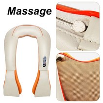 어깨 온열 찜질기 오십견 어깨 통증 거북 목 전기 온열기 사용하기 쉬운 반죽 전열 지압 등 마사지 마사지, 없음