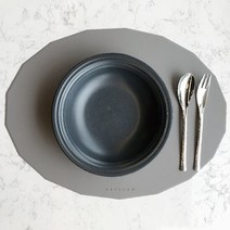 한샘 16각 실리콘 식탁매트 2P세트, 42x33cm, 단품