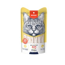 완피 크리미 퓨레 14g x 25P 대용량 고양이간식, 1개, 닭고기