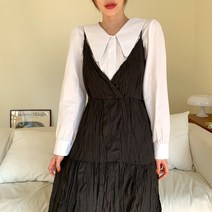 핏앤제이ㅡ 레일타 뷔스티에 롱원피스