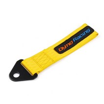 dynoracing 견인 스트랩 범용 레이싱 카 견인 스트랩견인 로프후크나사 및 너트가 없는 견인 바, 노랑