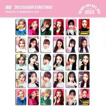 장원영 IVE THE PROM QUEENS 굿즈 카드 30장 안유진 리즈 가을 콘서트 카드 아이돌 굿즈 12장 모음집, E