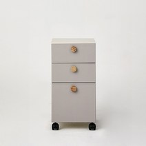 한샘 티오 이동서랍장(컬러 택1), 화이트/그레이/스틸(G)