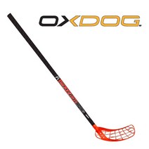 OXDOG 플로어볼 스틱 Winner 33 orange-red 92 96cm, 92cm-왼손잡이(오른쪽방향)