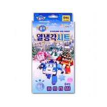 로보카폴리 열냉각시트 6매, 6매입, 3개