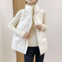 패딩 코튼 베스트 여성 가을 겨울 빅사이즈 어깨 숄 민소매 조끼
