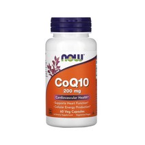 나우 코엔자임Q10 코큐텐 유비퀴논 200mg 60캡슐, 1개, 60개