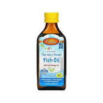 Carlson Labs 칼슨 키즈 순수 정제 생선 오일 200ml 레몬 The Very Finest Fish Oil Natural Lemon 800mg 비타민 A D E 오메가 3