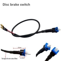 48V/36V 전기 자전거 스쿠터 라이트 스위치 DK336 오토바이 버튼 방향 신호등, 1pc Disc brake