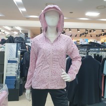 르까프 상동세이브존 단독 초특가전 간절기 자켓 플라워 프린트 후드 탈부착 여성 바람막이 자켓 1219js154